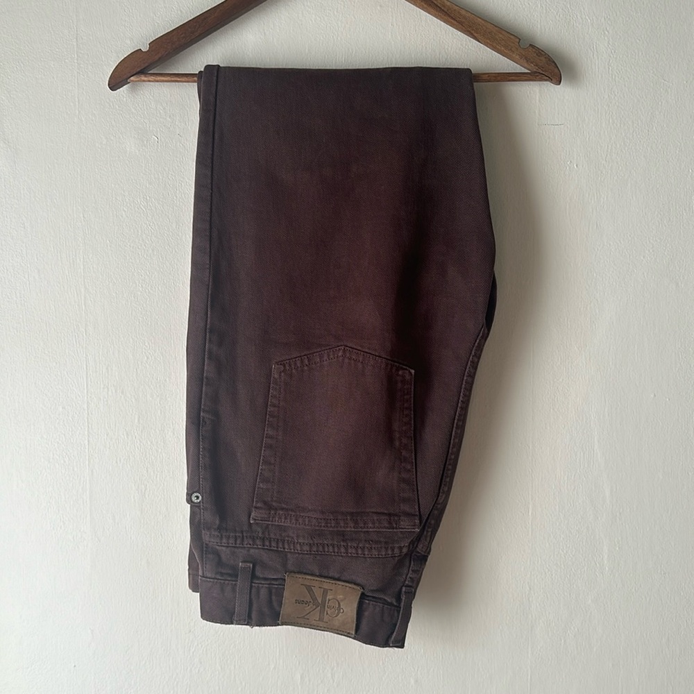 VINTAGE High-rise Brown Calvin Klein Jeans